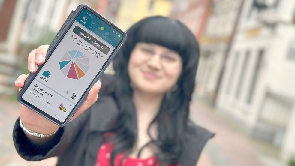 Die Klimataler-App kann kostenlos auf das Smartphone geladen und genutzt werden. Foto: privat