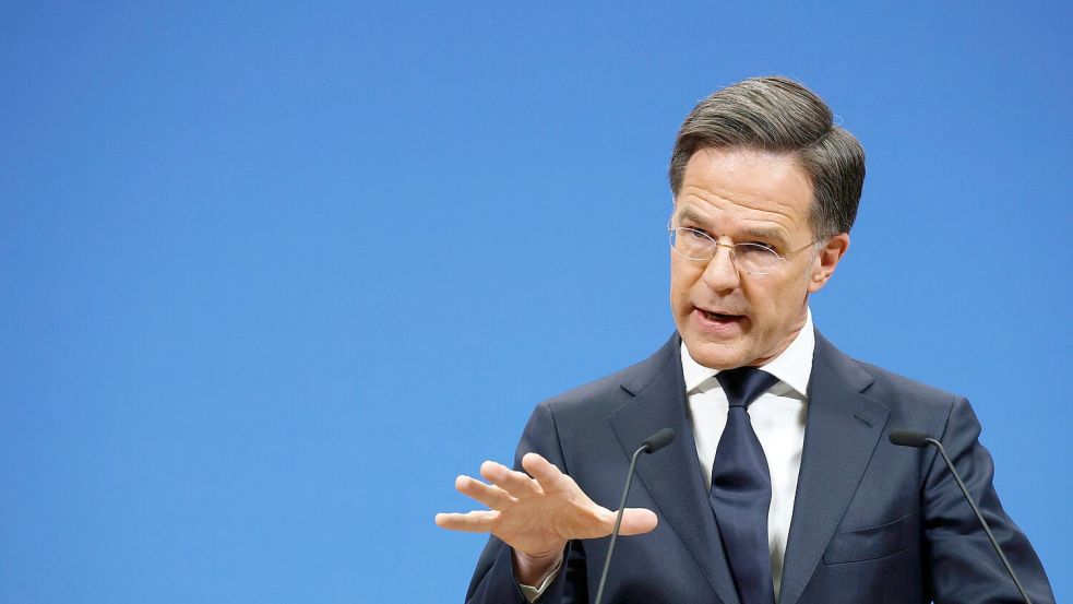 Zwei Drittel der Alliierten geben inzwischen mindestens zwei Prozent ihres Bruttoinlandsprodukts für Verteidigung aus, sagt Rutte. Foto: Omar Havana/AP/dpa