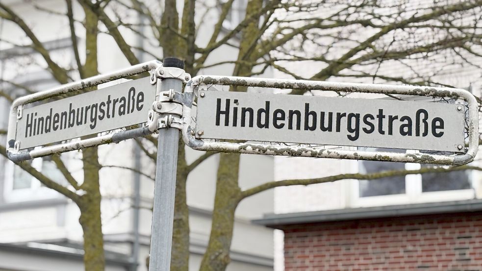 Die Hindenburgstraße auf Borkum wird ihren Namen wohl behalten. Foto: Ferber