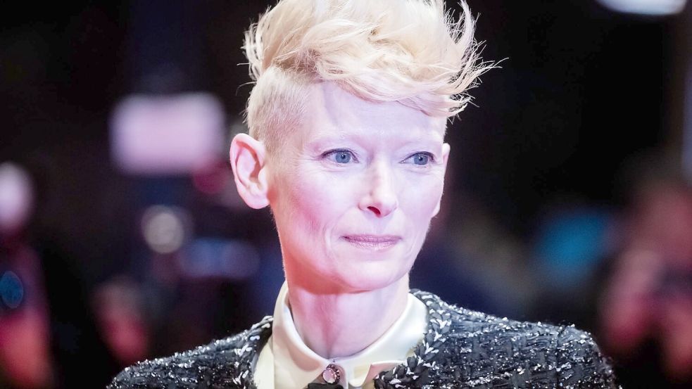 Tilda Swinton betonte ihre Unterstützung für die Kampagne BDS. (Archivbild) Foto: Christoph Soeder/dpa