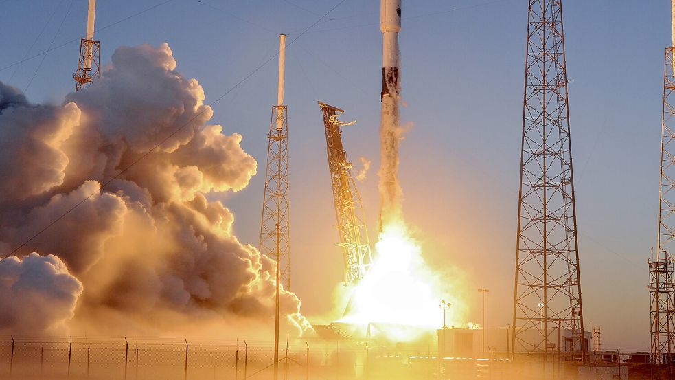 Die Rakete „Starship“ von SpaceX ist Mitte Januar zu einem Testflug von der Starbase in Boca Chica gestartet. Foto: Imago/Imagn Images