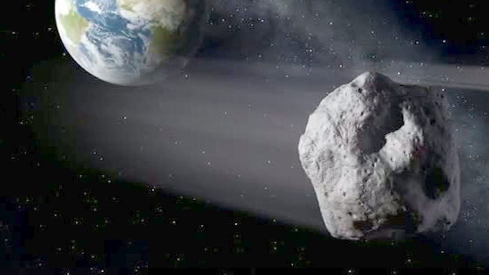 Der Asteroid 2024 YR4 könnte der Erde im Jahr 2032 gefährlich nahe kommen. (Symbolbild) Foto: -/ESA/P.Carril/dpa