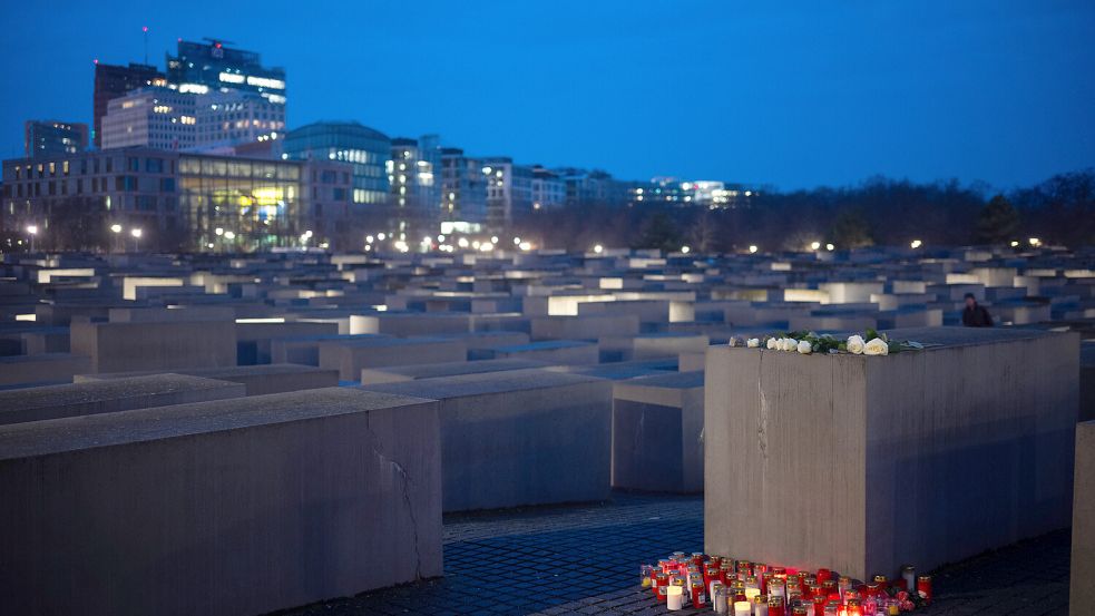 Das Holocaust-Mahnmal in Berlin. Foto: dpa/Sebastian Gollnow