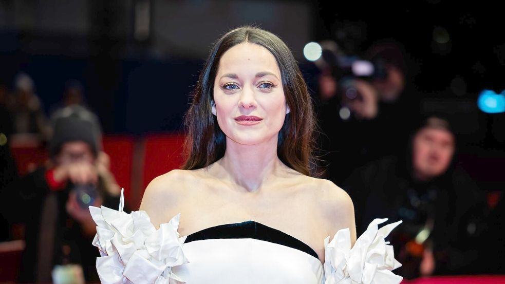 Marion Cotillard bei der Premiere von „La Tour de Glace“. Foto: Christoph Soeder/dpa