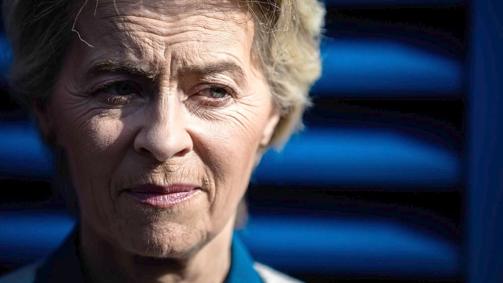 Von der Leyen kündigt Rüstungsplan an. (Archivbild) Foto: Christoph Soeder/dpa-ENR-Pool/dpa