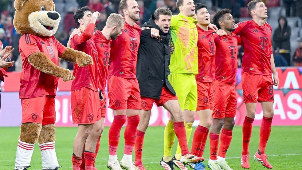 Die Bayern fühlen sich gestärkt für das Champions-League-Duell mit Leverkusen. Foto: Sven Hoppe/dpa