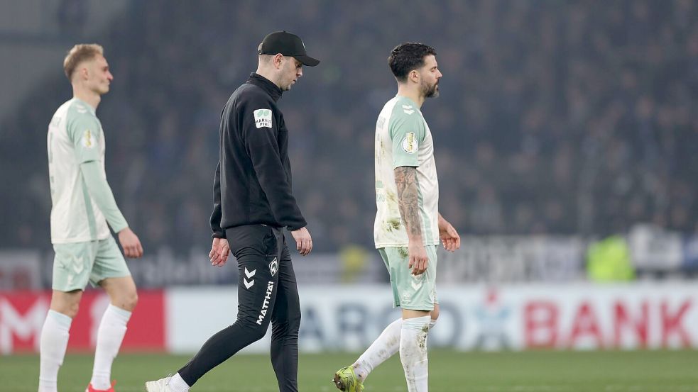 Werder Bremen hat in Bielefeld enttäuscht. Foto: Friso Gentsch/dpa