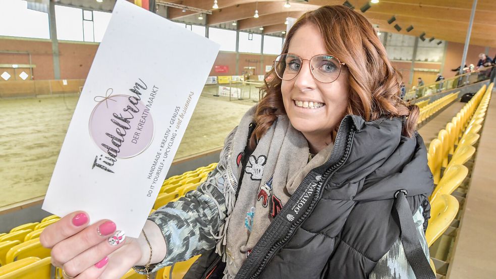 Nicole Möhle veranstaltet am 1. und 2. März den „Tüddelkram“ im RTC. Foto: Ortgies