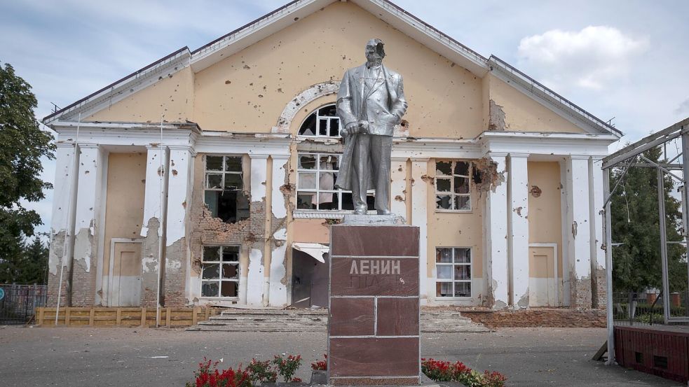 Die ukrainische Armee nahm Anfang August auch die Stadt Sudscha im russischen Gebiet Kursk ein. (Archivbild) Foto: Uncredited/AP/dpa