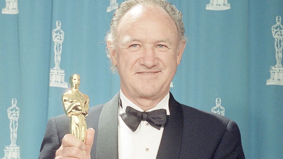 Der Schauspieler Gene Hackman gewann 1993 einen Oscar als bester Nebendarsteller. (Archivbild) Foto: Uncredited/AP/dpa