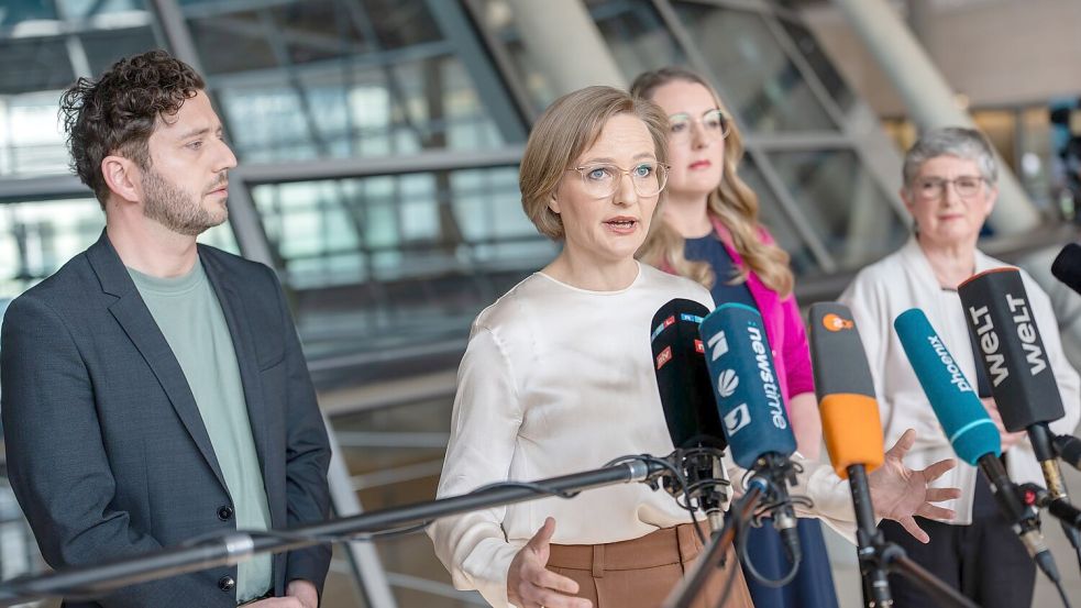 Die Grünen machen Druck auf Union und SPD. Foto: Michael Kappeler/dpa