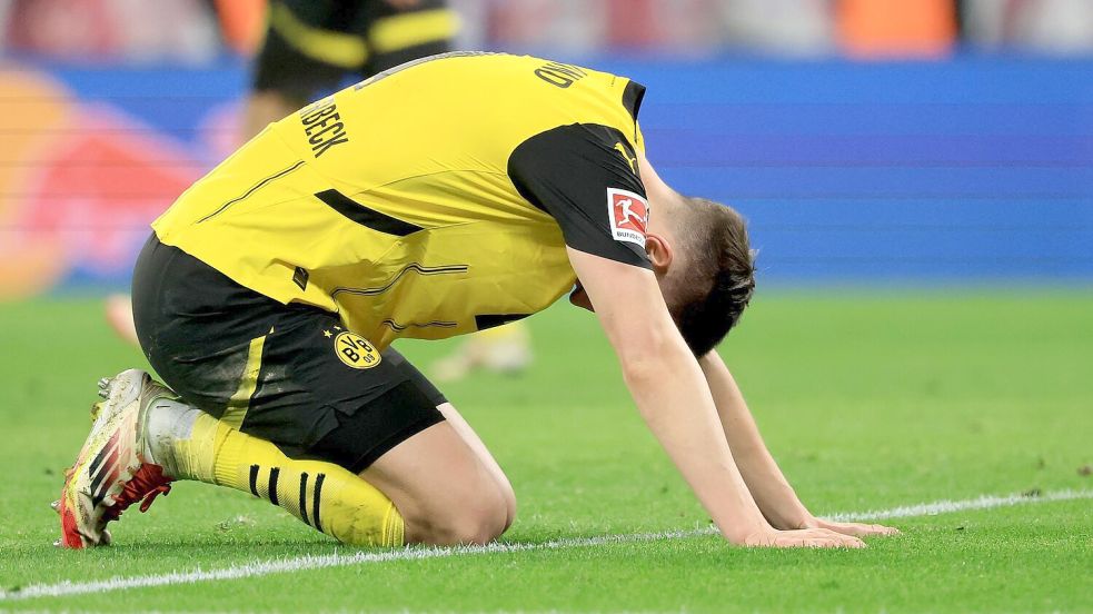 Altbekannte Bilder: Der BVB muss in der Bundesliga die nächste Niederlage verkraften. Foto: Jan Woitas/dpa