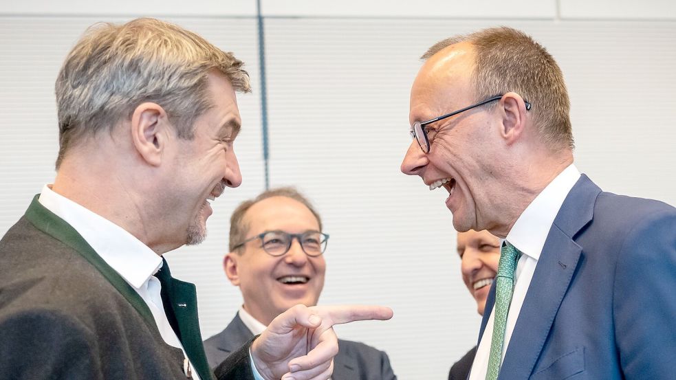 Ohne Zustimmung aus Bayern wird es knapp für das Finanzpaket im Bundestag. (Archivbild) Foto: Michael Kappeler/dpa