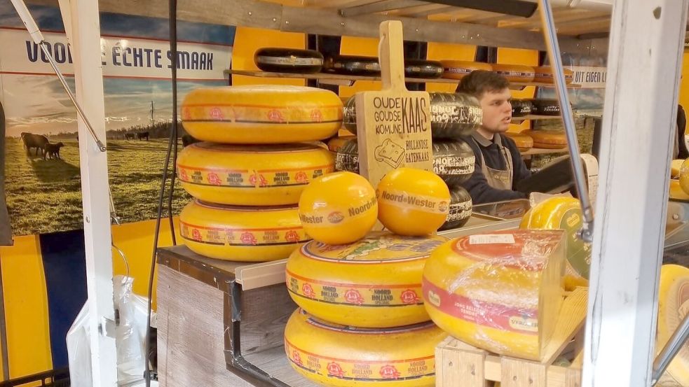 Dürfen auf keinem Holland-Markt fehlen: Käsespezialitäten gibt es in den verschiedensten Variationen.