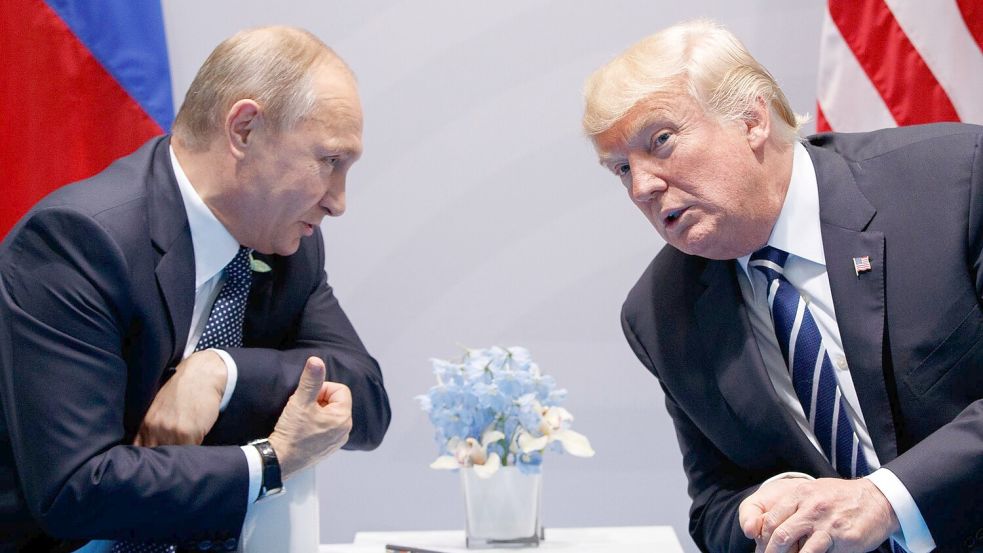 US-Präsident Donald Trump ließ wissen, dass er sich auf das Telefonat mit Kremlchef Putin freue. (Archivbild) Foto: Evan Vucci/AP/dpa