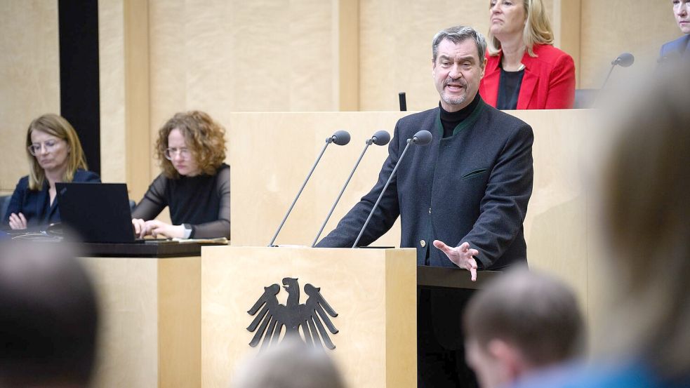 Bayerns Ministerpräsident Söder fordert Strukturreformen. Foto: Bernd von Jutrczenka/dpa