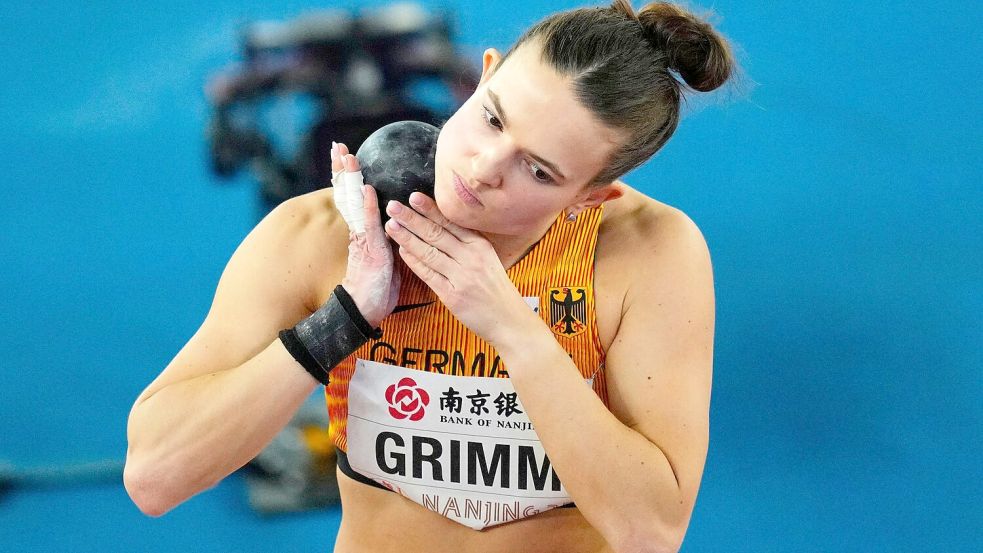 Vanessa Grimm belegt im Fünfkampf Platz vier. Foto: Dar Yasin/AP/dpa