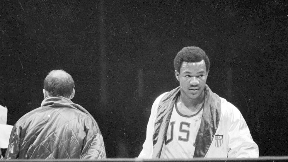 Goldgewinner in Mexiko-Stadt: George Foreman. Foto: -/AP/dpa