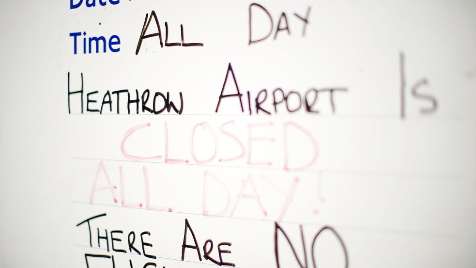 Rund 200.000 Passagiere waren in Heathrow von dem Flugchaos betroffen. Foto: James Manning/PA/AP/dpa