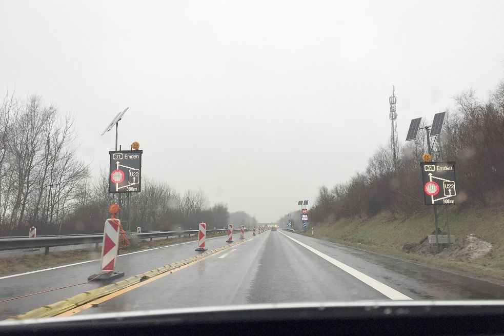 A 31 In Richtung Emden Wird Komplett Gesperrt - Ostfriesen-Zeitung