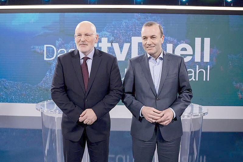 Endspurt Vor Europawahl: TV-Duell Weber-Timmermans - Ostfriesen-Zeitung